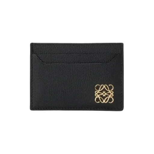 Anagram Plain Cardholder In Pebble Grained Calfskin