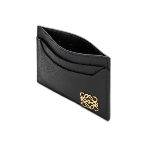Anagram Plain Cardholder In Pebble Grained Calfskin