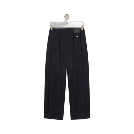 Straight Leg Pleated Pants