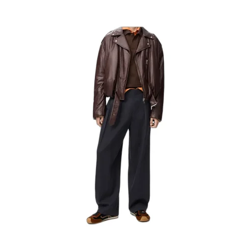 Straight Leg Pleated Pants
