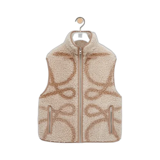 Anagram Fleece Jacquard Vest
