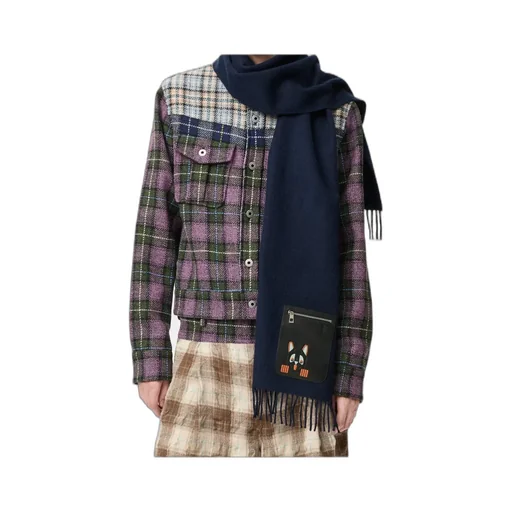 Scarf In Wool And Cashmere