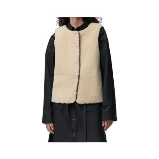 Shearling-Collar Pocket Jacket