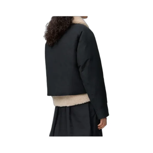 Shearling-Collar Pocket Jacket