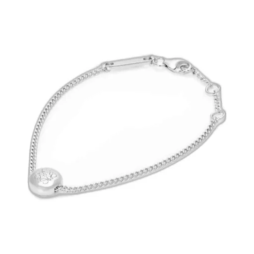 Pebble Bracelet In Sterling Silver