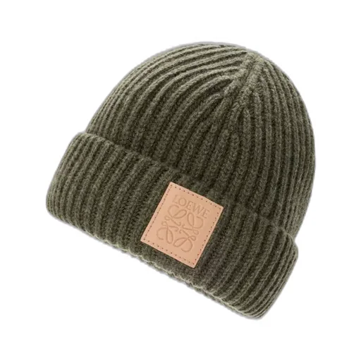 Logo Patch Knitted Beanie