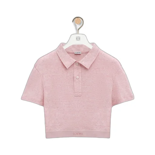 Cropped Polo Shirt