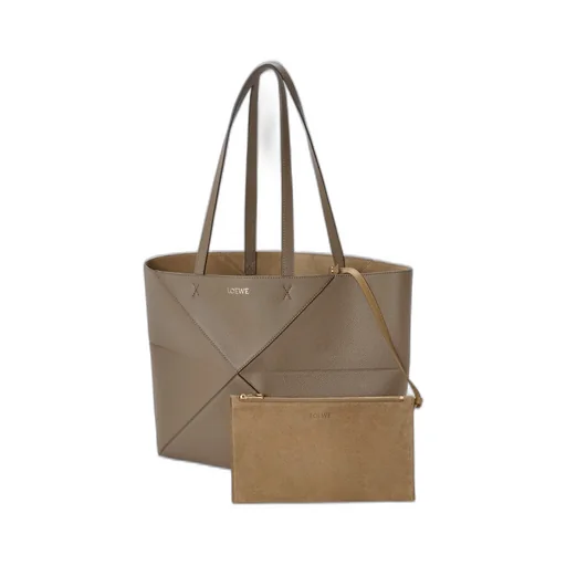 Medium Horizontal Puzzle Fold Tote Bag