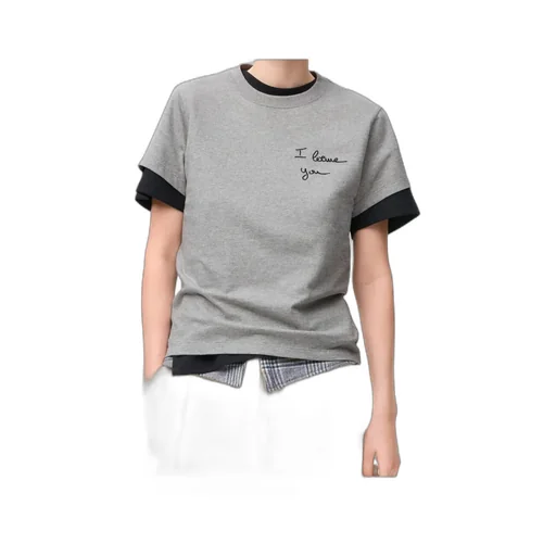 Anagram Embroidered Crewneck T-Shirt
