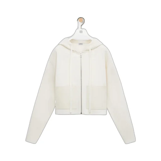 Zip-Up Hoodie In Wool