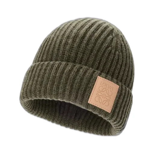 Logo Patch Knitted Beanie