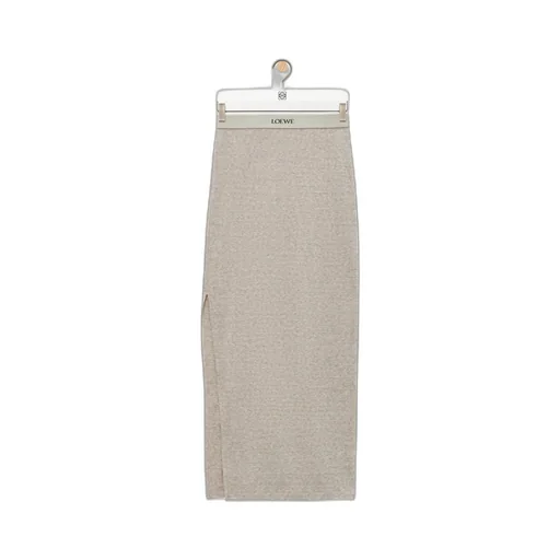 Skirt In Cotton And Wool