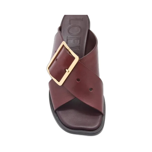 Petal Belt Sandal In Vegetable-Tanned Calfskin