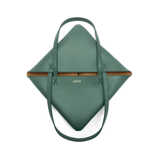 Puzzle Fold Medium Top Handle Bag