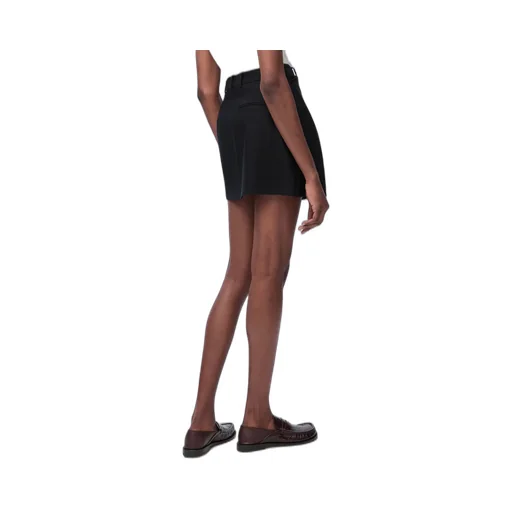 Gathered Logo Patch Mini Skirt
