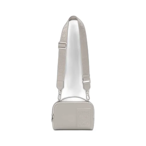 Logo Embossed Mini Camera Crossbody Bag