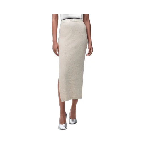 Skirt In Cotton And Wool