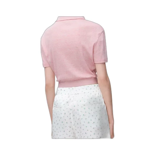 Cropped Polo Shirt
