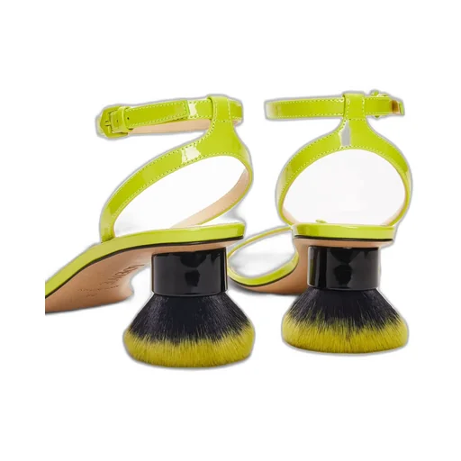 Petal Brush Heel Sandal