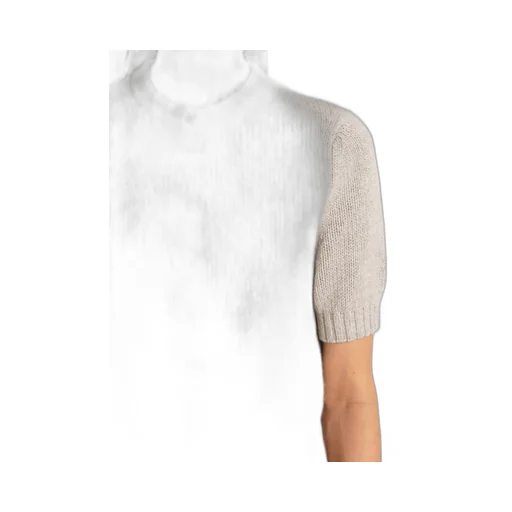 Short-Sleeve Button-Up Cardigan