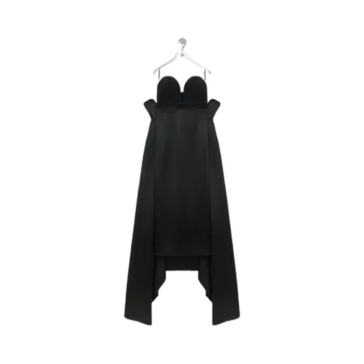 Bustier Dress In Technical Satin