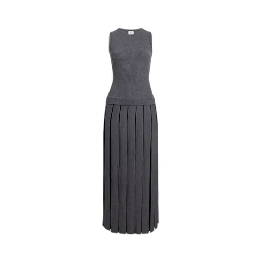 Pleated Detail Dress