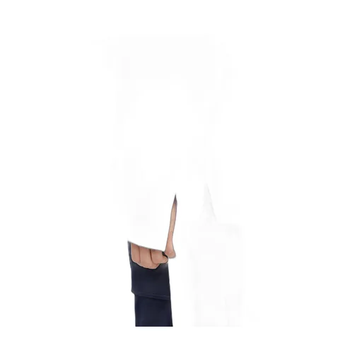 Straight Hem Long-Sleeved Shirt