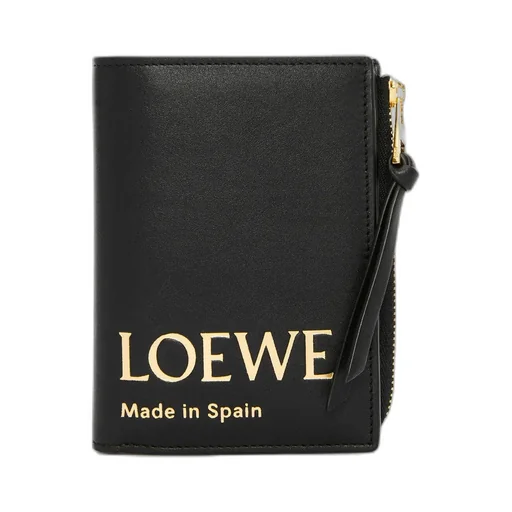 Embossed Loewe Slim Compact Wallet