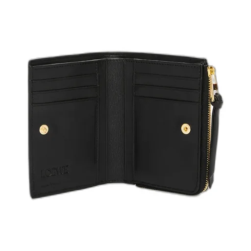 Embossed Loewe Slim Compact Wallet