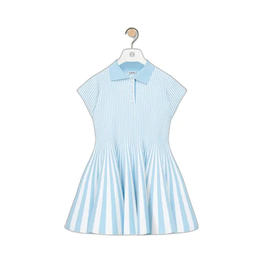 Striped Mini Polo Dress