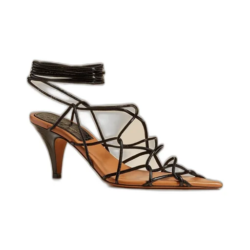 Pointed High-Heeled Sandals