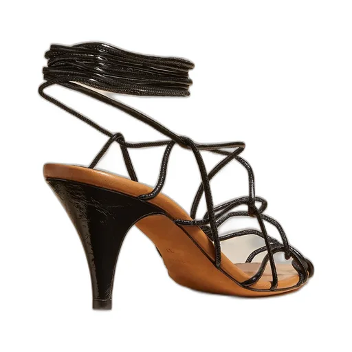 Pointed High-Heeled Sandals