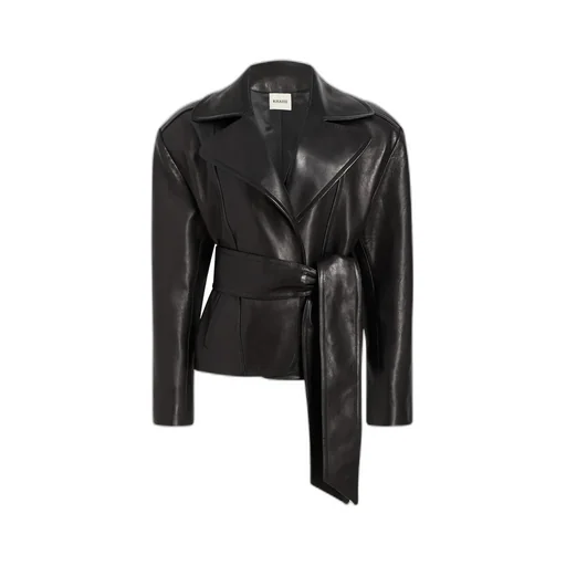 Dolores Oversized-Fit Biker Jacket