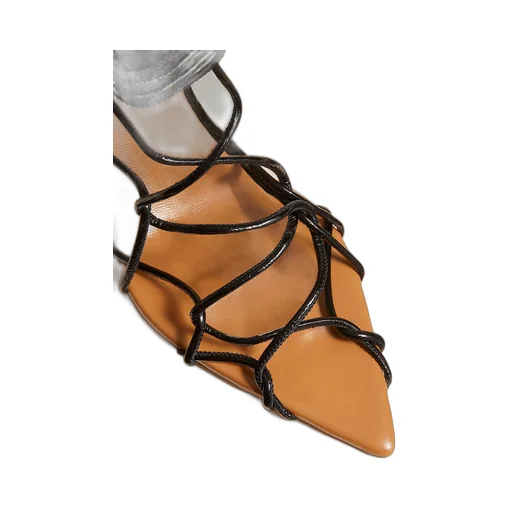 Pointed High-Heeled Sandals