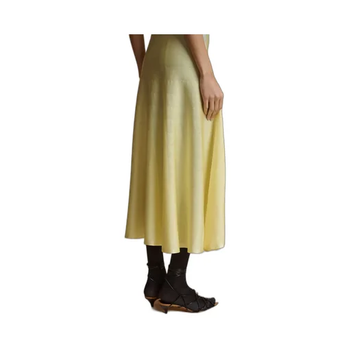 Sleeveless Dress With Boat Collar