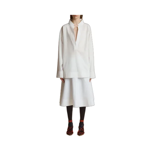 A-Line Poplin Skirt