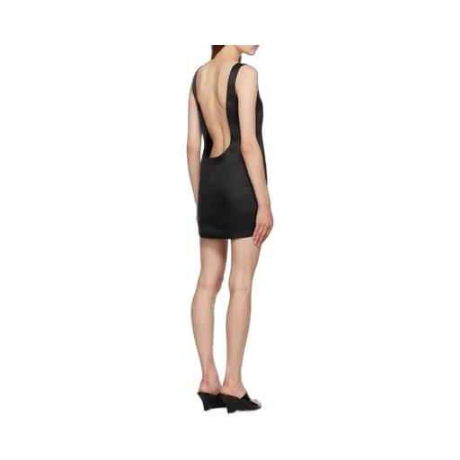 Sleeveless Satin Dress