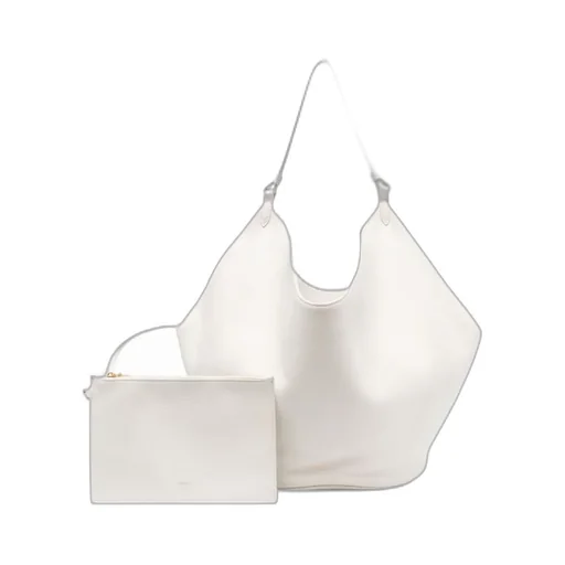 The Lotus Medium Leather Tote Bag