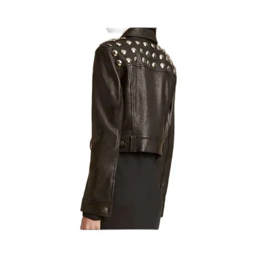 Rivet Leather Jacket