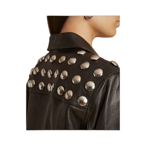 Rivet Leather Jacket