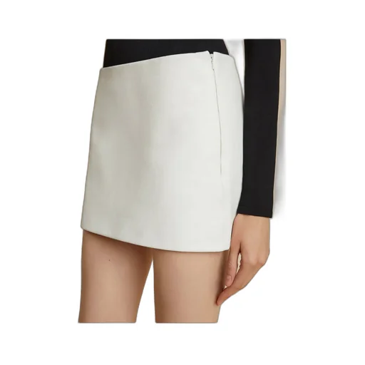 The Jett Zipped Leather Mini Skirt