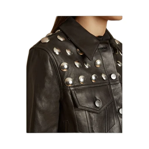 Rivet Leather Jacket