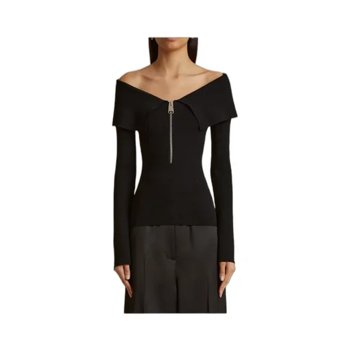 Off-The-Shoulder Long Sleeved Top