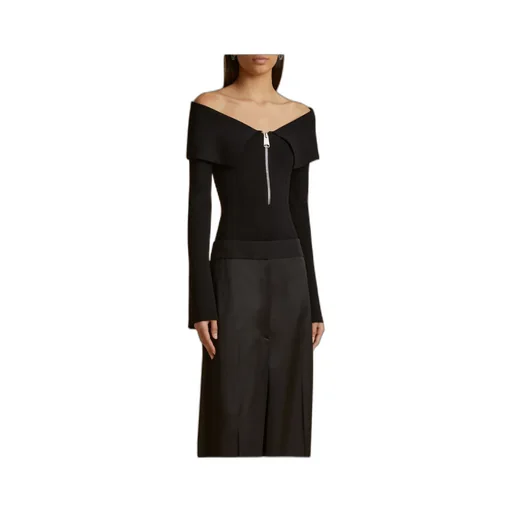 Off-The-Shoulder Long Sleeved Top