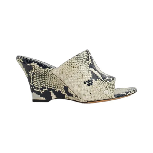 Marion 75Mm Python-Print Sandals