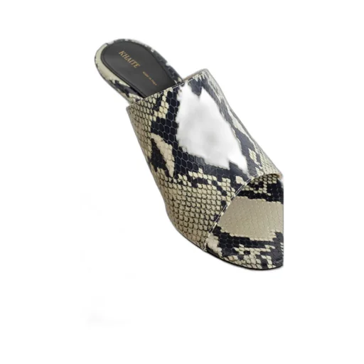 Marion 75Mm Python-Print Sandals