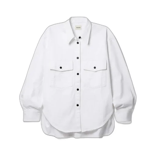 Long-Sleeved Denim Shirt
