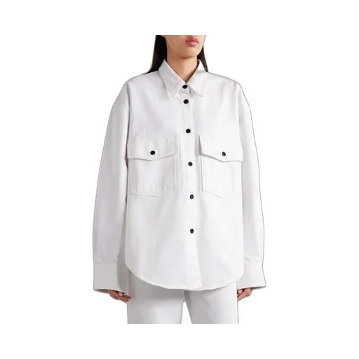 Long-Sleeved Denim Shirt