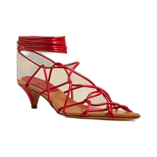 The Arden Pointed Toe Heeled Sandals