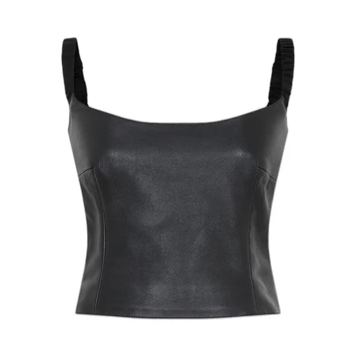 Leather Short Vest